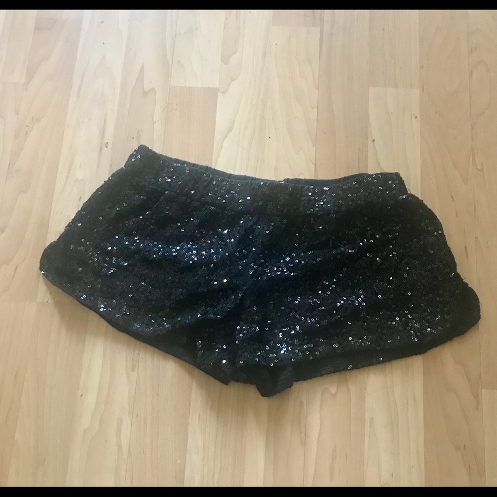 Sequin bootie shorts